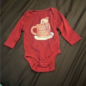 Old Navy girl One Piece stay cozy long sleeve 3-6 month